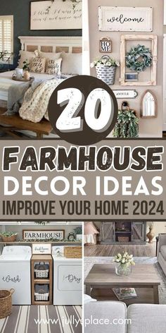 farmhouse style decor ideas to improve your home