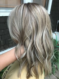 Ashy Hair With Lowlights, Cool Toned Blonde And Brown Hair, Ash Blonde Hair With Lowlights, Summer Blonde Hair With Lowlights, Ash Blonde Lowlights, Perfect Blonde Hair, Hair With Lowlights, Brown Hair With Blonde Highlights