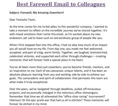 an email to someone about their company