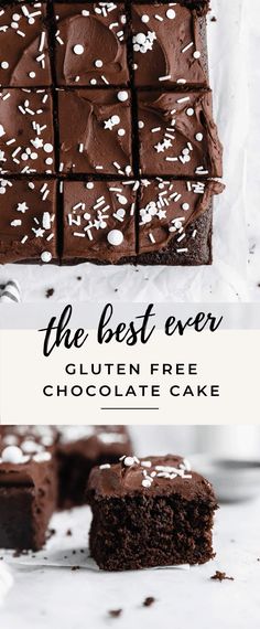 the best ever gluten free chocolate cake