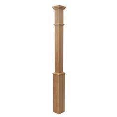 a tall wooden pole is shown against a white background and has no poles on it