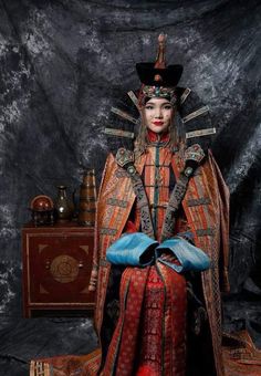 Mongol Art, Naadam Festival, Avangard Fashion, Tibetan Clothing, Fox Drawing, Indigenous Tribes, Rich Girl Aesthetic