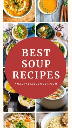 the best soup recipes for any type of meal, including soups and stews