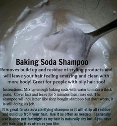 Baking Soda Shampoo, Clarifying Shampoo, Oily Hair, Homemade Beauty Products, Natural Products, Hair Health, Grow Hair