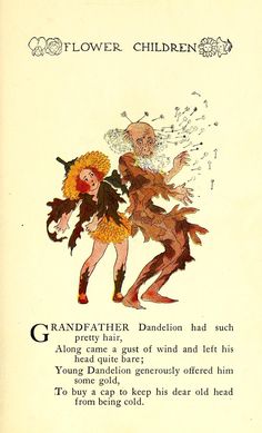 an old children's book with illustrations on it