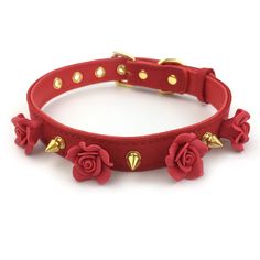 PRICES MAY VARY. ❤️ MATERIAL: Handmade red PU leather & velvet necklace choker collar with rose flower, sturdy and non-toxic ❤️ SIZE: Total length 19.5 inches, 0.79 inch in width,100% adjustable ❤️ PACKAGE: Including one collar choker, comes with a black Succuba box ❤️ ORIGINALITY: Unique, high-quality exclusive and self-designed styles in our store ❤️ FEATURE: The handmade choker collar necklace comes with Succuba exquisite black box, better for clothes match and perfect Gift for Halloween, Thanksgiving Day, Graduation, Christmas, Birthday, Wedding,New Year, Engagement or Pet collars ❤️ GUARANTEE: Offers a 90 days guarantee, if you are not satisfied, you can contact us directly Velvet Necklace, Handmade Chokers, Choker Collar Necklace, Collar Choker, Flower Choker, Handmade Flower, Square Pendant, Choker Collar, Necklace Choker