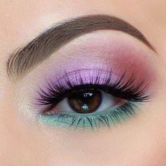 Pretty Eye Shadow Looks, Cute Eyeshadow Ideas, Pastel Eyeshadow Looks, Pretty Eyeshadow Looks, Colorful Eyeshadow Looks, Eye Shadow Ideas, Soft Eye Makeup