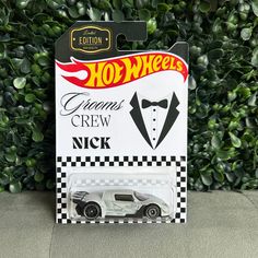 Make your groomsmen feel special with this unique Hot Wheels groomsman gift.  Each classic die-cast car comes beautifully packaged with a customized backing making it the perfect keepsake for your big day. Whether they're collectors or just love a bit of fun, this gift is sure to drive home your appreciation. Message me with any questions or requests! I can make any changes! A photo can also be added in the background if you prefer Jr Groomsmen Proposal, Groomsman Proposal Ideas, Groomsmen Proposal Box Ideas, Wedding Car Ideas, Car Themed Wedding, Groomsmen Boxes, Junior Groomsmen, Future Man, Appreciation Message