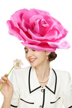 PRICES MAY VARY. Material: Flower is made of EVA. Size: The fascinator headband is one size fits all with hair clip and headband. Features: Large flower shape. Light weight, beautiful vivid flower. Gorgeous hat will make you more elegant. Easy to wear: You could through the hole on the hat by clip or headband. When you open the package, you need to open the petals. Suitable for new year eve, wedding, tea party, evening party, birthday, 20s party, costume party, dance party, Kentucky party, derby Tea Party Hats For Women, Hat For Wedding, Celebration Photography, Hat Tea Party, 20s Party, Kentucky Derby Fascinator, Flower Fascinator, Kentucky Wedding, Tea Party Hats