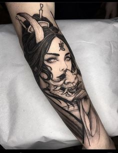 a person with a tattoo on their arm