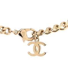 This is an authentic CHANEL Crystal CC Chain Links Choker Necklace in Gold. This stylish choker necklace features a gold chain holding silver crystal encrusted Chanel CC logo motifs. Choker Necklace Gold, Gold Choker Necklace, Chain Links, Silver Crystal, Cc Logo, Necklace Gold, Gold Chain, Chain Link, Gold Chains