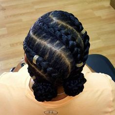 Darling Braids, Hair Collage, Goddess Braid Styles, Cabello Afro Natural, Natural Braided Hairstyles, Black Queens, Pelo Afro, Two Braids