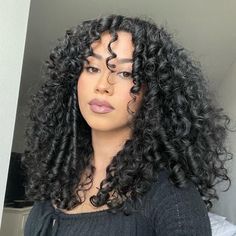 3b Hair Type, Crimped Hair, Haircuts For Curly Hair, Curly Girl Method, Curly Hair Women, Curly Girl Hairstyles