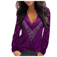 Elegant Lace Women Sequined Blouse Patchwork Shirts Women, Summer Tunic Tops, Summer Tunic, Womens Lace Tops, Batik Pattern, Autumn Clothes