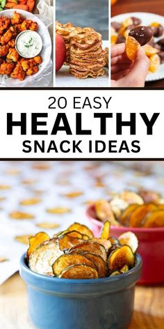 20 easy healthy snack ideas that are perfect for the kids to make and eat in their own kitchen