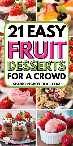 Fruit desserts are a sweet way to enjoy the bounty of the season! From easy, no-bake desserts to exotic tropical treats, we have a variety of healthy summer desserts. Dive into summer with berry desserts, citrus desserts, and stone fruit dessert recipes. Perfect for any occasion, these fruit dessert recipes range from fruit tarts and parfaits to frozen delights and grilled fruit recipes. Indulge in the perfect blend of sweet and fresh with our fruit and chocolate desserts. Fruit Parfait Dessert, Easy Fruit Desserts, Citrus Desserts, Creative Dessert Recipes