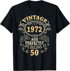 a black t - shirt that says november 1953 and features an image of the year