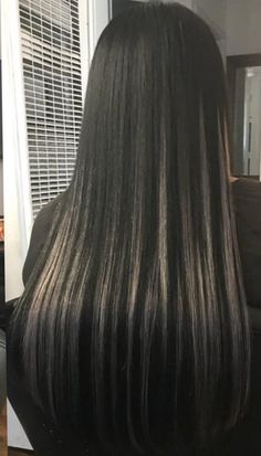 "Length: 20\" Color: #1B/613 Off Black Mixed With Platinum Blonde Style: Highlighted Tape In Hair Extensions Texture: straight Hair Type: 100% Human Remy Hair Grade: AAAA Total Weight: 100 Grams (Each Piece= 2.5 Gram) Quantity: 40 Pieces/Pack" Black Hair Frosted Tips, Straight Hair Peekaboo Highlights, Skunk Hair Platinum Blonde, Extensions With Highlights, Black Hair With Blonde Tape Ins, Black Hair With Blonde Lowlights, Straight Extensions, Hair Colors Highlights, Skunk Hair Extensions