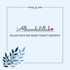 an islamic quote with leaves and hearts