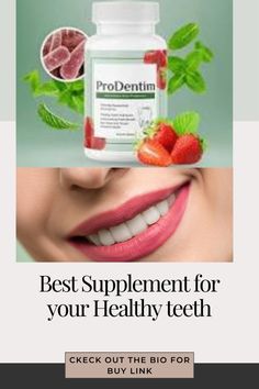 ProDentim is a revolutionary oral probiotic that promotes a healthy mouth, fresh breath, and a bright smile. It’s packed with beneficial ingredients that help balance your oral flora and tackle common dental issues. click the link to check out the product #health #teethwhitening #oralhealth #nailtypes #healthylifestyle Teeth Remedies, Healthy Mouth, Strong Teeth, Nice Smile, Gum Care, Dental Procedures