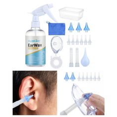 Kit Plastic for Adults Kids Flushing System Ear Bottle Description: Safe and effective for both adults and children. Our kits consist of high- and silicone that is . Easy to use. The ear remover is uniquely designed so you can use it yourself at home to remove ear. Avoid . The tip can be replaced to avoid by different people. Specification: Material: Size Chart: 22x15x8.5cm/8.66x5.91x3.35inch Package Includes: bottle*1 *1 Ear-washing leak cover-limiting long rod*2 Triangular short nozzle*3 Slim Ear Wax Removal Kit, Ear Wax Removal Tool, Ear Cleaner, Ear Wax Removal, Kids Cleaning, Ear Care, Ear Cleaning, Ear Wax, Blue Towels