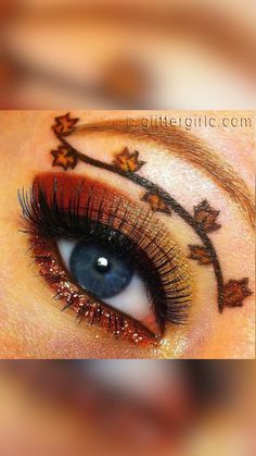 Seasonal Makeup, Make Up Designs, Fall Makeup Looks, Creative Eye Makeup, Make Up Looks, Holiday Makeup