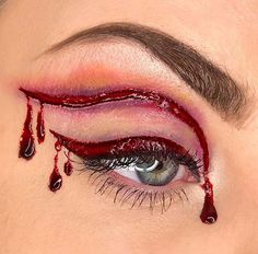 Halloween Eye Makeup Looks, Devil Makeup, Holloween Makeup, Mehron Makeup, Eye Makeup Looks, Halloween Eye Makeup, Rave Makeup, Halloween Makeup Inspiration, Halloween Eyes