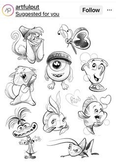 the character sheet for disney's live - action movie, which is being drawn in pencil