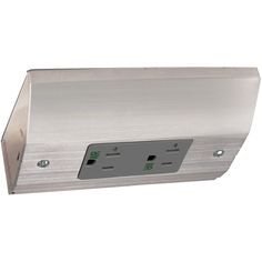 RU100SS20A Under Cabinet Slim Power Box, 20A Duplex Outlet - Stainless Pop Up Outlets Kitchen Island, Kitchen Backsplash Outlets, Kitchen Island Outlet Ideas, Outlets In Backsplash, Kitchen Island Outlet, Backsplash Outlets, Outlets Under Cabinets, Under Cabinet Outlets, Electric Outlets