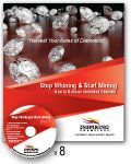 the dvd cover for stop thinking and start moving with an image of diamonds on it