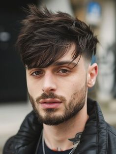 31 Trendsetting Mid Fade Haircuts for Men with Thin Hair - Welcome to BadJeremy.com – Your ultimate guide to men’s style and hair. Look sharp, feel great! Oval Face Haircuts Short, Textured Fade, Messy Wavy Hair, Fade Haircuts For Men, Urban Background, Top Hairstyles For Men, Mens Haircuts Short Hair