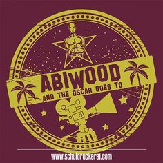 an image of the logo for abwood and the oscar goes to star trek on