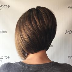 50 Hottest Stacked Haircuts to Try in 2023 A Line Haircut, Kort Bob, Stacked Bob Hairstyles, Wavy Bob Hairstyles