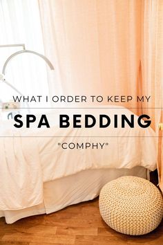 what i order to keep my spa bedding company comp'd up?