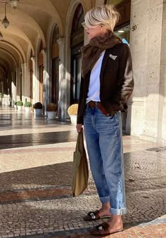 50 Year Old Outfits, 58 Year Old Women Style, Casual Summer Fall Transition Outfits, How To Style A Denim Shirt For Women, Large Cuff Jeans Outfit, Dressy Sweatshirt Outfit, Hair Styles Over 50 Fifty Not Frumpy, Fashion For 40 Year Old Women, Cuffed Jeans Outfit 2024