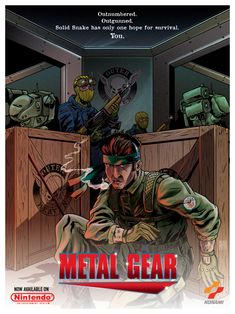 digital print 18x24 inches signed, limited edition of 10 Inspired by Metal Gear Metal Gear Solid, Metal Gear, Limited Edition, Digital Prints