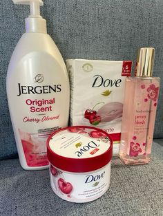 #cherry #cherryshampoo Jergens Cherry Almond Lotion, Cherry Almond Lotion, Jergens Body Lotion, Dove Cherry And Chia Milk, How To Smell Like Cherry Almond, Dove Cherry Body Wash, Cherry Body Lotion, Cherry Body Care, Soaps Aesthetic