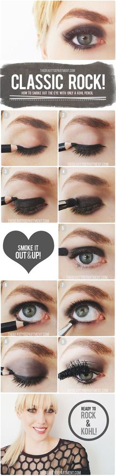 Smokey Eyes Tutorial, Make Up Tutorials, Make Up Inspiration, Smokey Eye Tutorial, Linda Hallberg, Smoky Eyes, The Beauty Department, Eye Tutorial