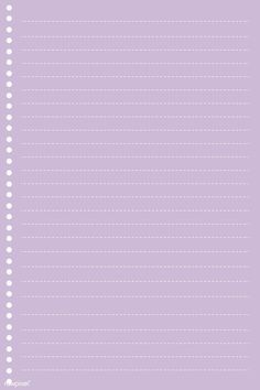 a purple lined paper with white dots on the bottom and one line in the middle