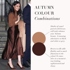 Autumn Palette inspiration for all of the Autumn beauts 🍂 . #coloranalysis #colouranalysis #autumnpalette #softautumn #trueautumn #darkautumn #deepautumn #coloranalyst Autumn Colour Combinations, Deep Autumn Makeup, Theatrical Romantic Style, Wardrobe Color Guide, Autumn Palette, Colour Analysis