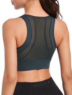 PRICES MAY VARY. FRONT ZIP SPORTS BRA - There is nothing more annoying than having to do a contortionist trick to get the sports bra off after a workout and getting all sweaty, you just unzip! Super easy! That’s where the joy of a front zip sports bra comes in. Especially if you have had any sort of shoulder injury/surgery or even while nursing. YKK zipper with anti-scratch device,will stay in place all day long, the top has a cloth flap, keeps it from poking you, not even notice it's there afte Best Womens Bras, Best Sports Bras For Large Bust, High Impact Sports Bra For Large Bust, Running Accessories For Women, Cute Workout Clothes, High Impact Sports Bras, Shoulder Injury, 12 Minute Workout, Exercise Clothing