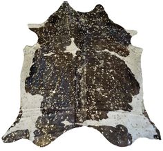 Gold Acid Wash Black and White Cowhide Rug design by BD Hides Gold Cowhide Rug, Black And White Cowhide Rug, Metallic Cowhide Rug, Cow Skin Rug, White Cowhide Rug, Dry Face, Cowhide Rug, High Fashion Home, Cat Accessories