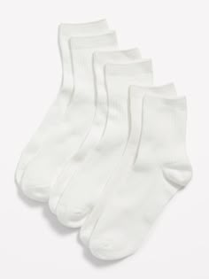 Crew Length Socks, Nike Quarter Socks, Women’s Socks, White Crew Socks Outfit, Crew Socks With Sneakers Outfit, Amazon Socks, High White Socks, Socks Png, Converse Socks