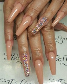 Nails Shape, Shiny Nails, Ideas Nails, Glam Nails, Hot Nails, Fabulous Nails, Coffin Nails Designs, Bling Nails, Pretty Acrylic Nails