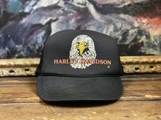 Vintage VINTAGE HARLEY DAVIDSON TRUCKER HAT OS BLK | Grailed Harley Davidson Hats, Vintage Harley Davidson, Vintage Harley, Men's Accessories, Accessories Shop, Vintage Men, Harley Davidson, Trucker Hat, Hats