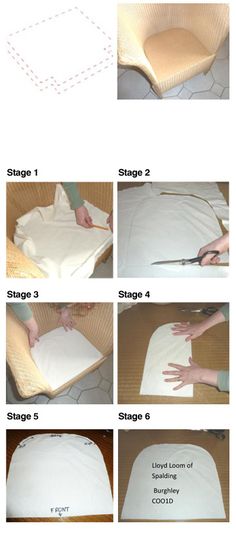 instructions on how to make a diy pillow for the back of a chair or bed