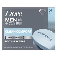 Dove Men Care, Mens Soap, Dove Men, Skin Dryness, Body Bars, Dermatologist Recommended, Mens Skin Care, Body Soap, Facial Wash