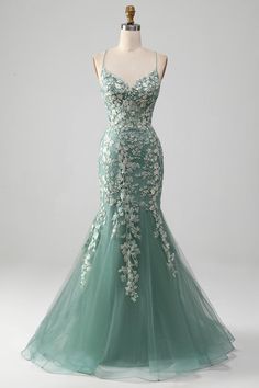 Green Butterfly Prom Dress, Light Green Formal Dress Long, Green Mermaid Wedding Dress, Light Green Prom Dress, 2025 Outfits, Bodycon Prom Dresses, Matric Dance, Junior Prom, Lovely Partner