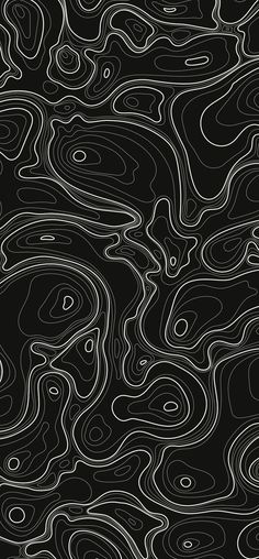 an abstract black and white background with wavy lines