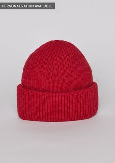 Add a pop of color to your fall and winter wardrobe with our Major Beanie!  Shop all colors Material: 100% Polyester Measurements: 22 x 22cm +7cm cuff Weight: 4.5oz Dry Clean Custom Embroidered Hats, Yellow Denim, Velvet Tees, Red Beanie, Blue Chocolate, Embroidered Hats, Icy Blue, Travel Collection, Linen Shop